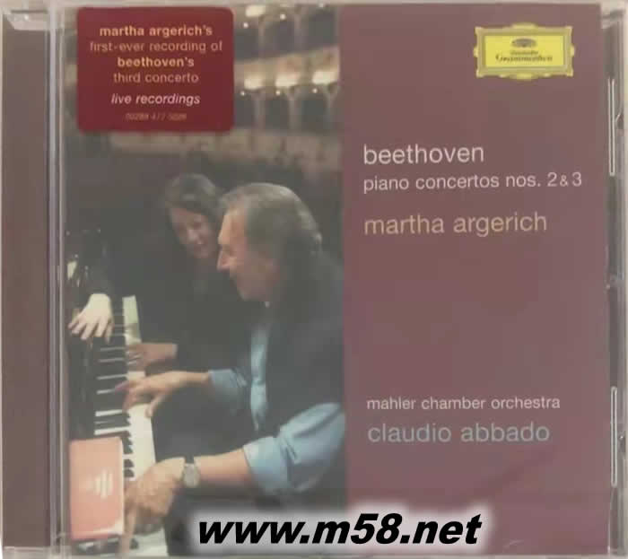 Beethoven: Piano Concerto No. 2 and No. 3 貝多芬:第2 & 3號(hào)鋼琴協(xié)奏曲SHMCD專輯正面圖片