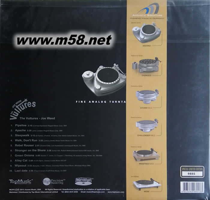 鄉(xiāng)村大師 The Vultures 禿鷹 (180 克 LP) 黑膠 限量版專輯背面圖片