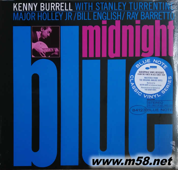 午夜藍調 MIDNIGHT BLUE (爵士吉它手) 黑膠專輯正面圖片