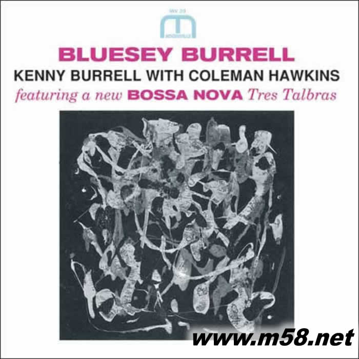 拉丁 BOSSA NOVA Kenny Burrell with Coleman Hawkins (爵士吉它 與薩克斯大師的合作) 45轉(zhuǎn) 雙黑膠專輯正面圖片
