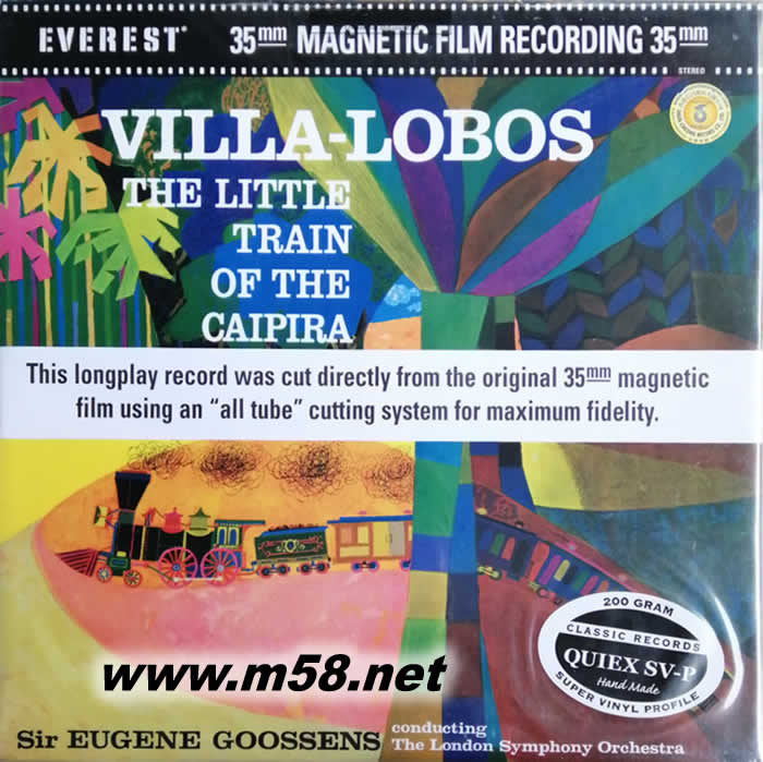 VILLA-LOBOS:鄉間小火車VILLA-LOBOS The Little Train Of The Caipira 200g 45RPM LP 雙黑膠(EVEREST系列)專輯正面圖片