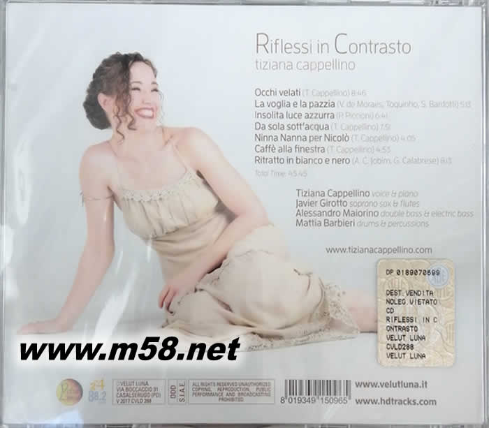 卡皮利奧 Riflessi in Contrasto 對比反射專輯背面圖片