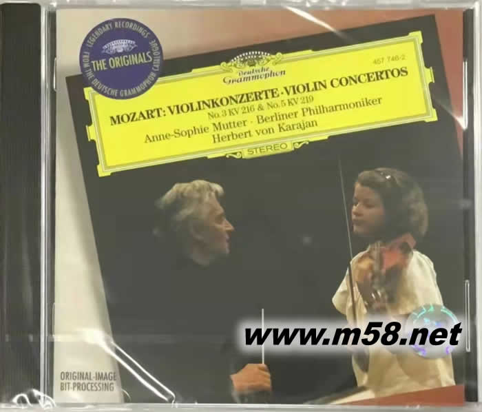 莫扎特:No. 3 & 5小提琴協(xié)奏曲 Mozart:Violin Concertos No. 3 & 5 (大禾花版)專輯正面圖片