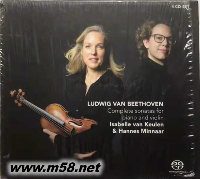 貝多芬小提琴奏鳴曲全集L.V. BEETHOVEN : COMPLETE SONATAS FOR PIANO AND VIOLIN 4SACD專輯正面圖片