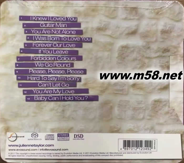 蘇格蘭民謠 THE HEART WITHIN SACD專輯背面圖片