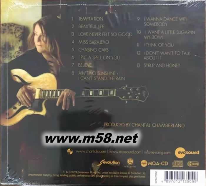 Temptation 加拿大爵士女聲 MQACD專輯背面圖片
