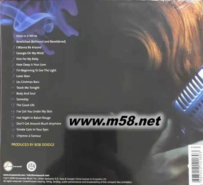 水滴靛藍 DRIPPING INDIGO HQCD專輯背面圖片