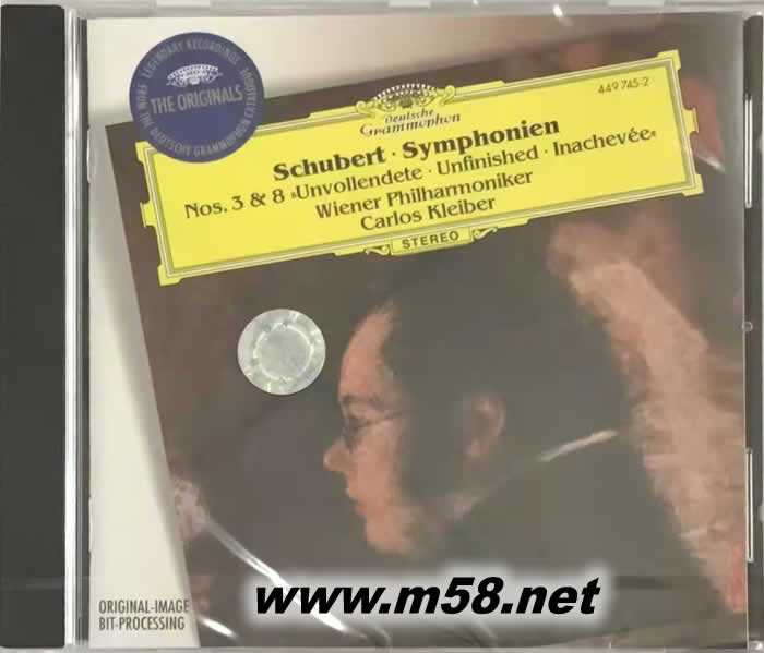 舒伯特:第3 & 8交響曲 Carlos Kleiber - Schubert: Symphonies Nos. 3 & 8 大禾花版專輯正面圖片