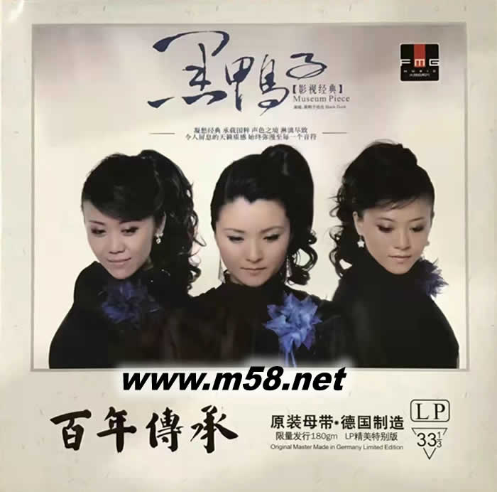 百年傳承 黑鴨子影視經典 黑膠 限量版專輯正面圖片