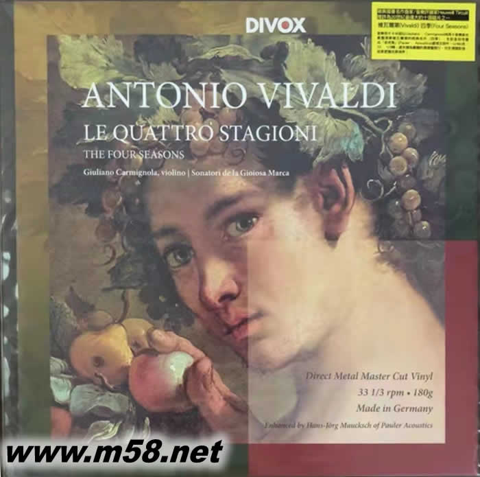VIDALDI Le Quattro Stagioni 維瓦爾第:古樂四季180g 33RPM LP 黑膠專輯正面圖片