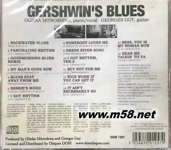 爵唱藍(lán)調(diào) Gershwin