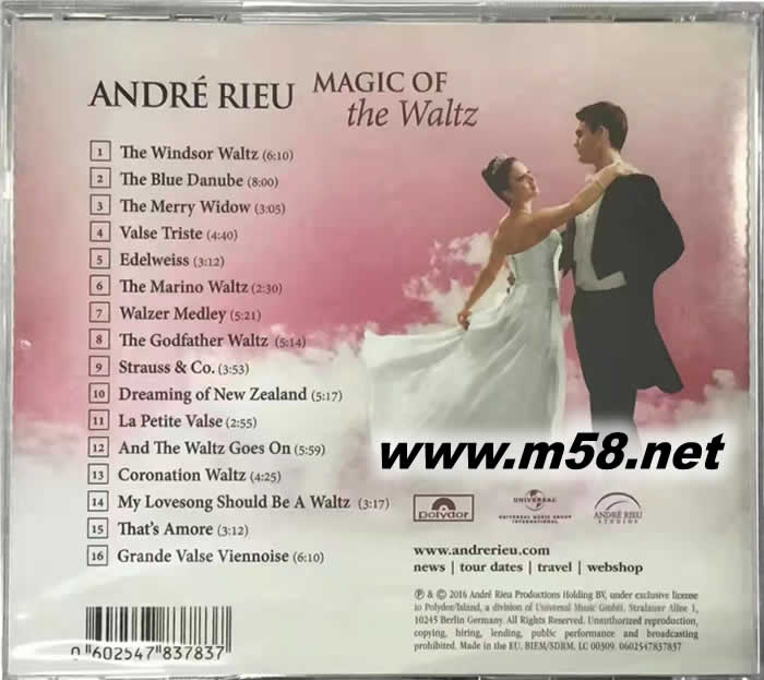 Magic Of The Waltz 神奇的華爾茲專輯背面圖片