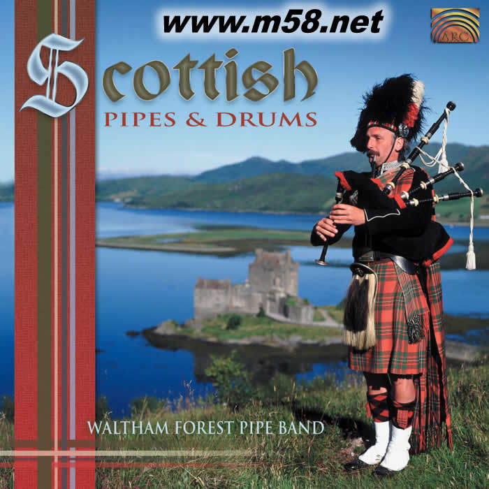 蘇格蘭風笛與鼓 Scottish Pipes & Drums 沃爾瑟姆森林管樂隊專輯正面圖片