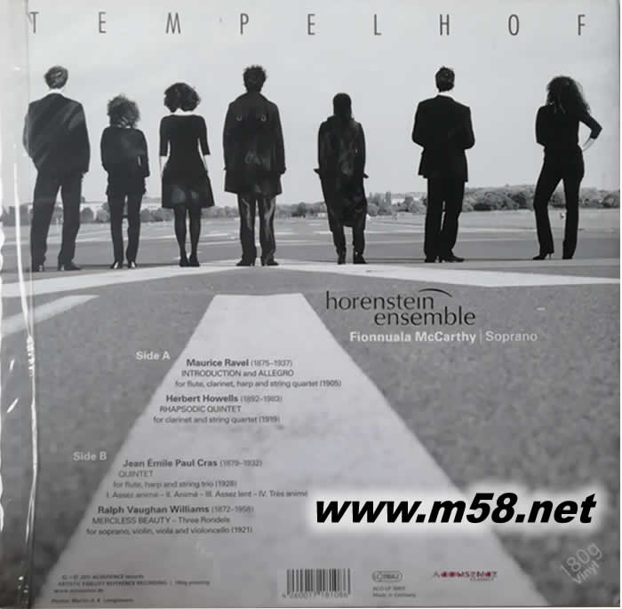 霍倫斯坦合奏 Horenstein Ensemble - Tempelhof 黑膠專輯背面圖片