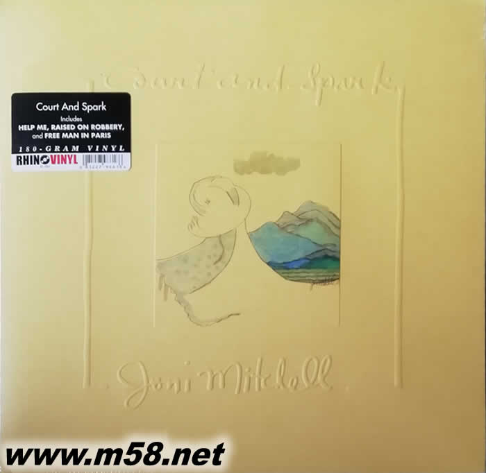 民謠詩(shī)人 Court and Spark 180g 33RPM LP 黑膠專輯正面圖片