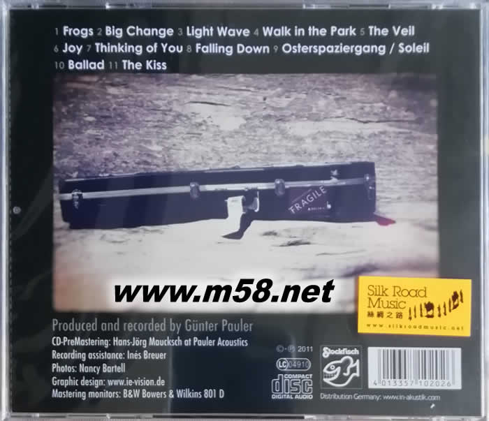 吉它 RED ROCK JOURNEYS 紅巖石之旅專輯背面圖片