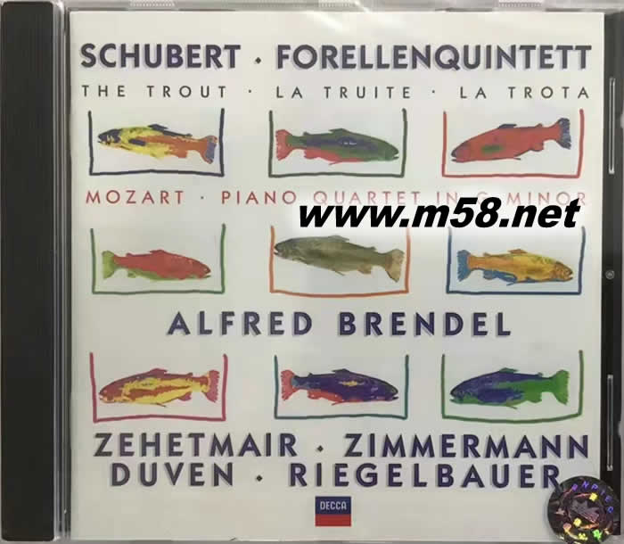 舒伯特:鱒魚五重奏FORELLENQUINTETT專輯正面圖片