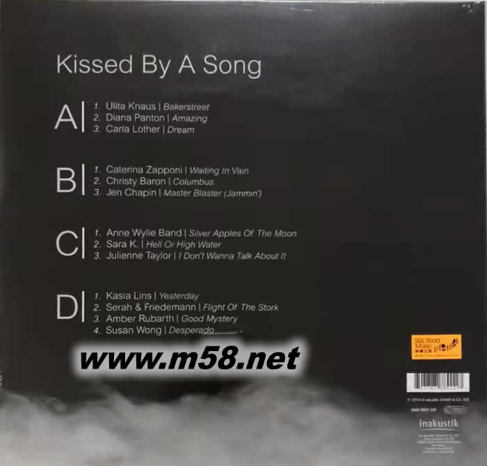 丹拿示范碟 Dynaudio: Kissed By a Song 180g 45RPM LP 雙黑膠專輯背面圖片