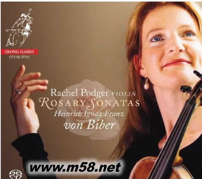 普捷 玫瑰經奏鳴曲 Rachel Podger Rosary Sonatas SACD專輯正面圖片