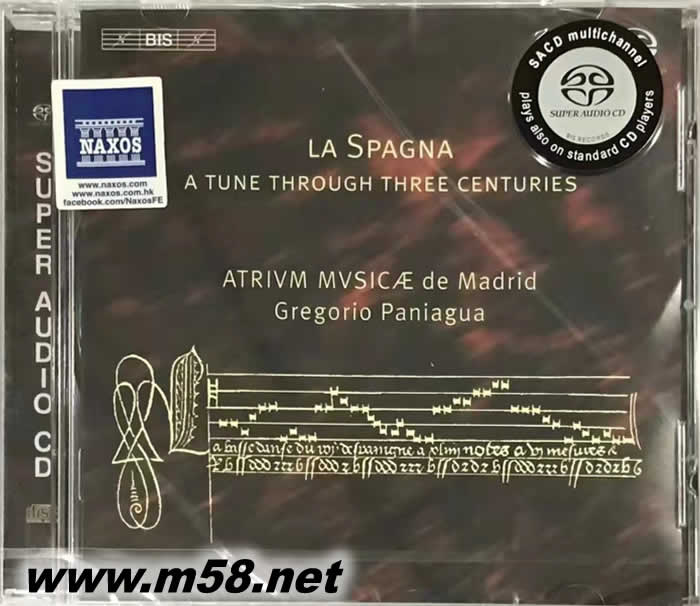 古西班牙舞曲 LA SPAGNA SACD專輯正面圖片