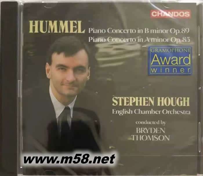 胡梅爾:2首鋼琴協(xié)奏曲,斯蒂夫霍夫鋼琴 HUMMEL PIANO CONCERTO IN B MINOR OP.89專輯正面圖片