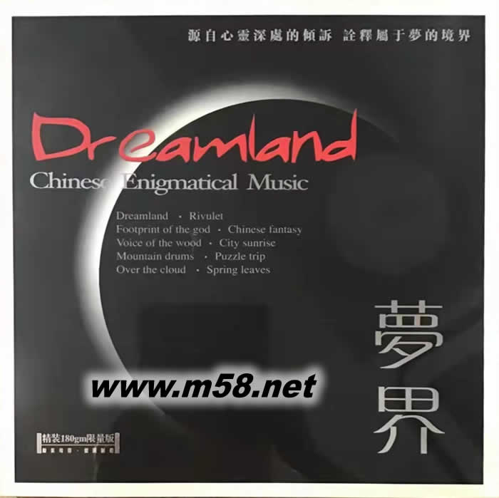 夢界 原創新世紀音樂王崴 (二胡、古琴、電子樂)黑膠 精裝限量版專輯正面圖片