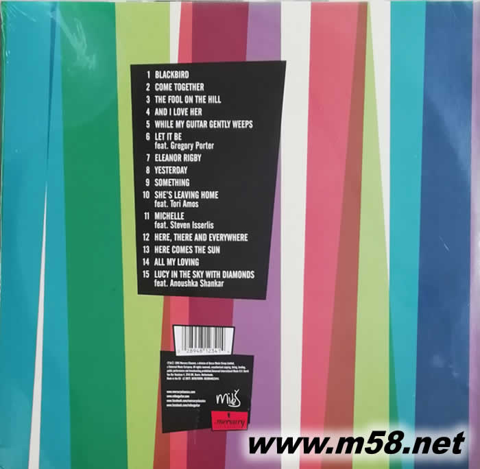 Blackbird-The Beatles Album 拉丁吉它 黑膠專輯背面圖片