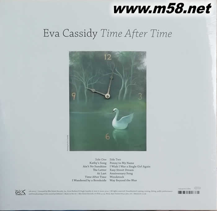 一次又一次 Time After Time 180g 33RPM LP 黑膠專輯背面圖片