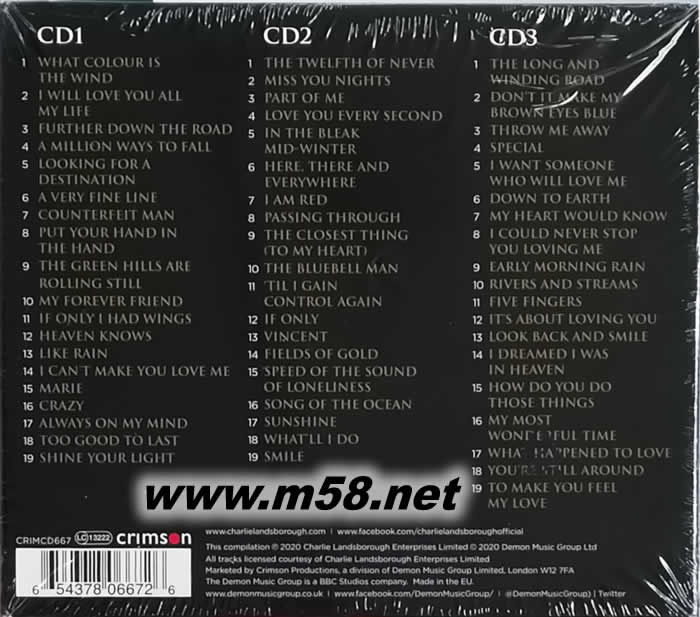 Gold Collection 3CD套裝 英國民謠專輯背面圖片