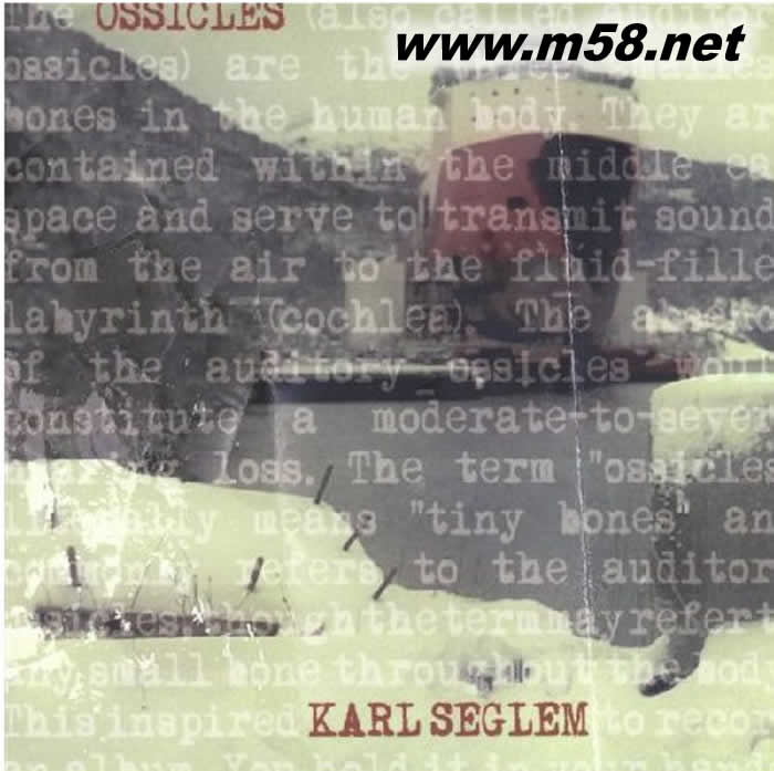 卡爾 塞格林 小骨Ossicles(薩克斯、羊號(hào)角、鋼琴、貝斯) 黑膠專輯正面圖片