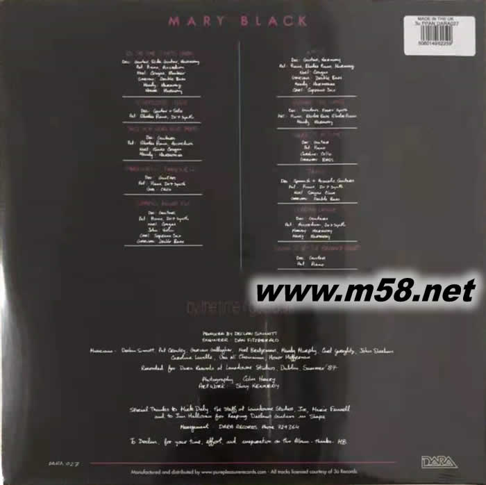 夕陽戀人 BY THE TIME IT GETS DARK 180g 33RPM LP 黑膠專輯背面圖片