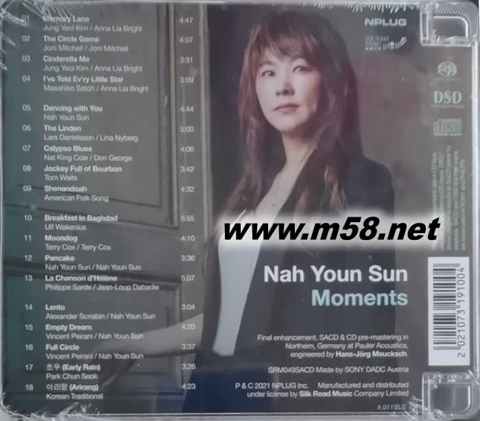 Moments 時刻 SACD專輯背面圖片