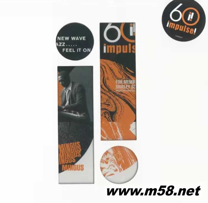 薩克斯大師與昆西的合作 Impulse Records: Music, Message And The Moment Numbered Limited Edition 4LP Box 4黑膠套裝限量版專輯正面圖片