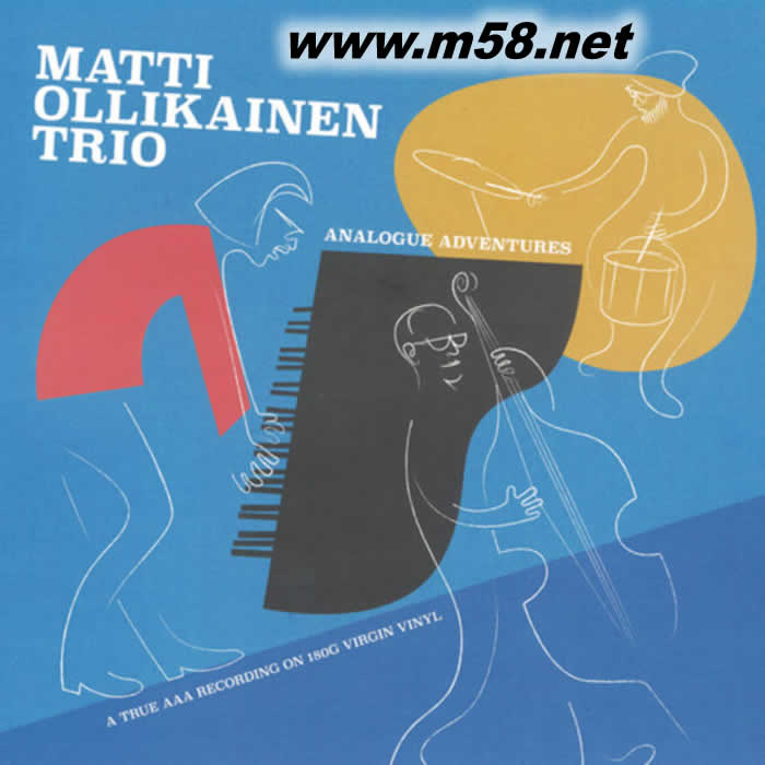 爵士三重奏(鋼琴、大提琴、鼓)Analogue Adventures模擬冒險 黑膠專輯正面圖片