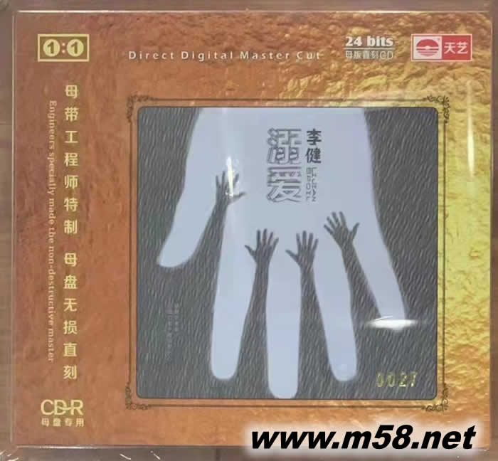 溺愛 母帶1:1 直刻碟 限量版專輯正面圖片