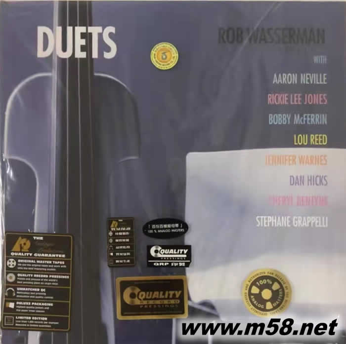 牛筋猛碟 DUETS 180g 33RPM LP 黑膠專輯正面圖片