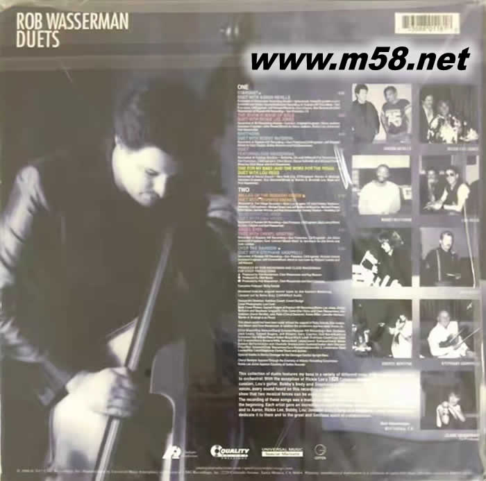 牛筋猛碟 DUETS 180g 33RPM LP 黑膠專輯背面圖片