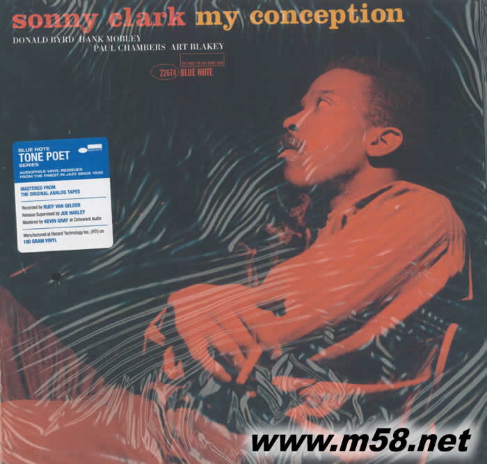 爵士五重奏 Sonny Clark My Conception 黑膠專輯正面圖片