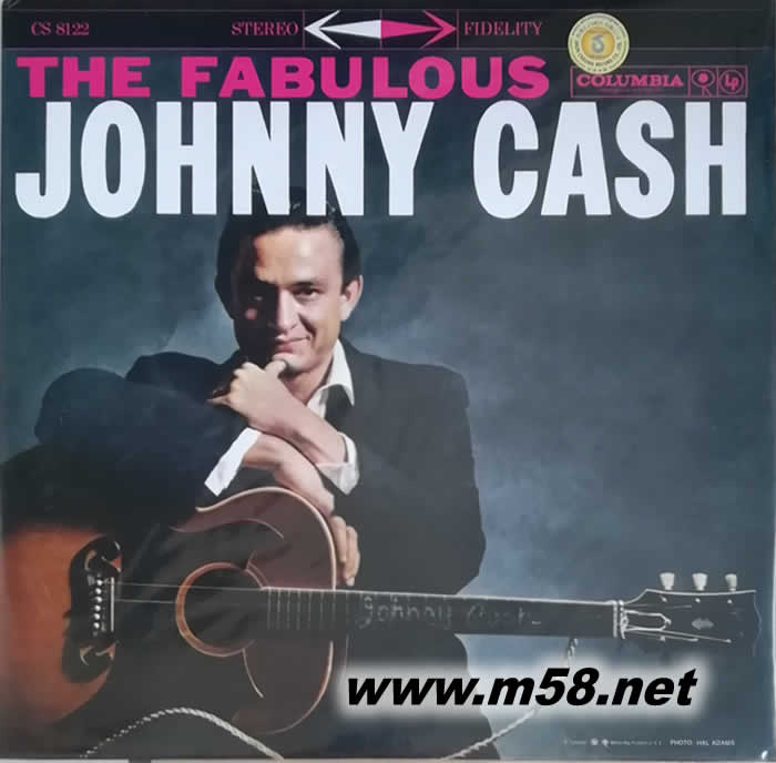 令人難以置信的約翰尼 卡什 The Fabulous Johnny Cash 鄉謠 黑膠專輯正面圖片