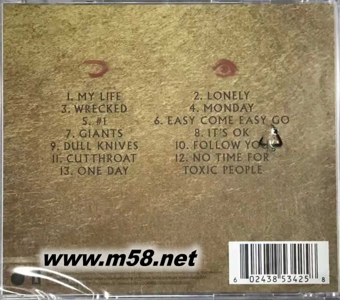 MERCURY ACT I 夢龍樂隊專輯背面圖片