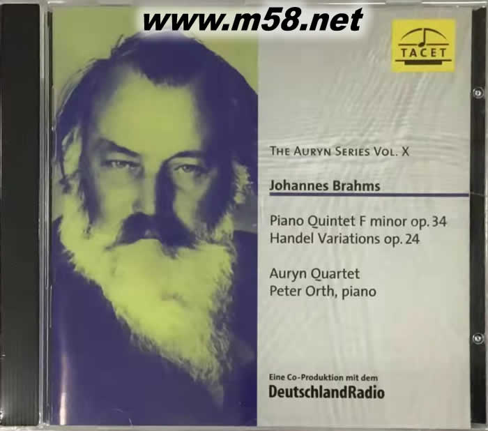 BRAHMS 勃拉姆斯:鋼琴F調(diào)四重奏專輯正面圖片