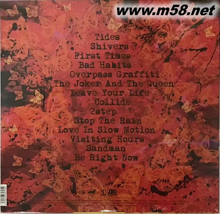 歐版 艾德 希蘭 Ed Sheeran Divide = 等號 黑膠專輯背面圖片