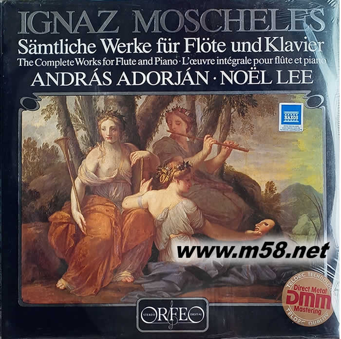 IGNAZ MOSCHELES 伊格納茲·莫謝萊斯:長笛與鋼琴奏鳴曲全集 DMM黑膠專輯正面圖片