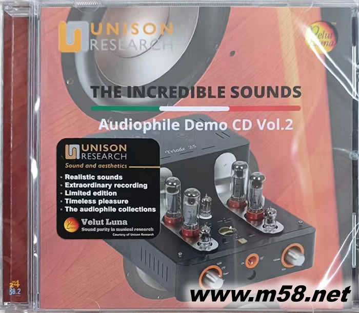 如月示范天碟2 THE INCREDIBLE SOUNDS AUDIOPHILE DEMO CD VOL.2專輯正面圖片