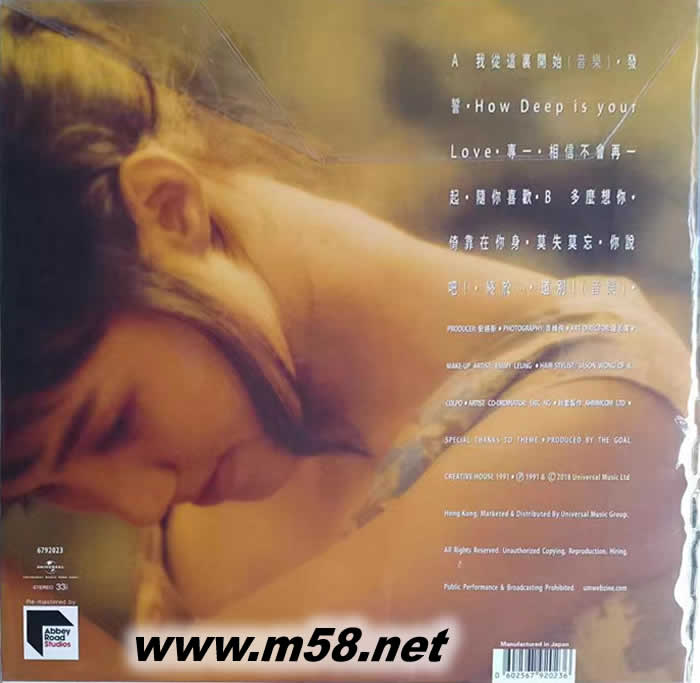 我從這里開始 180g 33RPM LP 黑膠專輯背面圖片