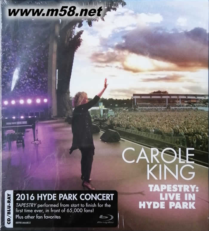 織錦畫: 海德公園現場實況 Tapestry Live in Hyde Park Blu-ray CD+ 藍光BD專輯正面圖片