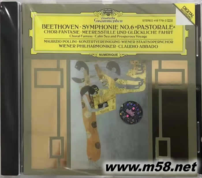 貝多芬第六交響曲 BEETHOVEN SYMPHONIE NR 6 ABBADO指揮專輯正面圖片