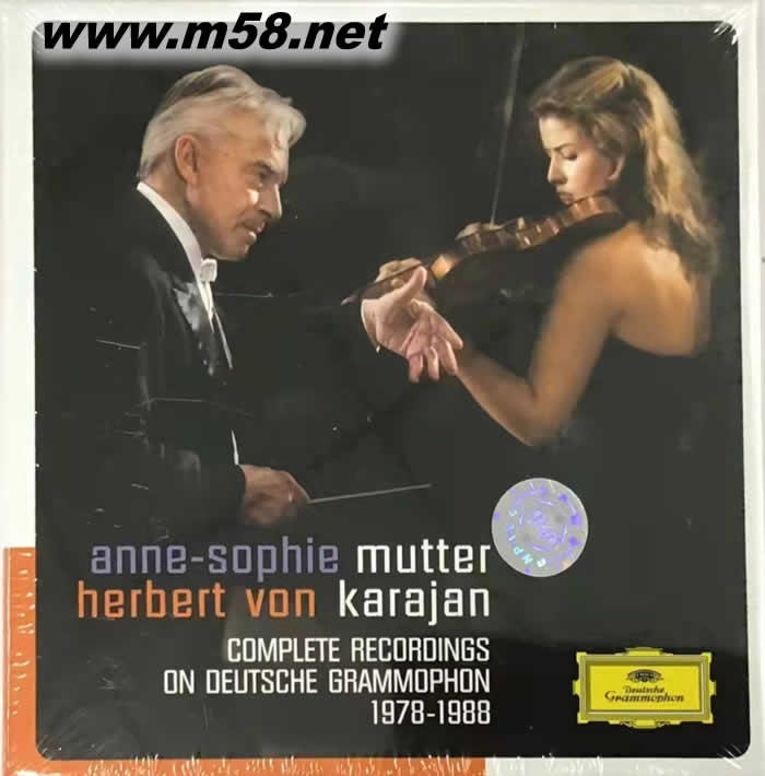 卡拉揚與慕特 合作錄音全輯 Complete Recordings On Deutsche Grammophon 1978-1988 5CD套裝專輯正面圖片