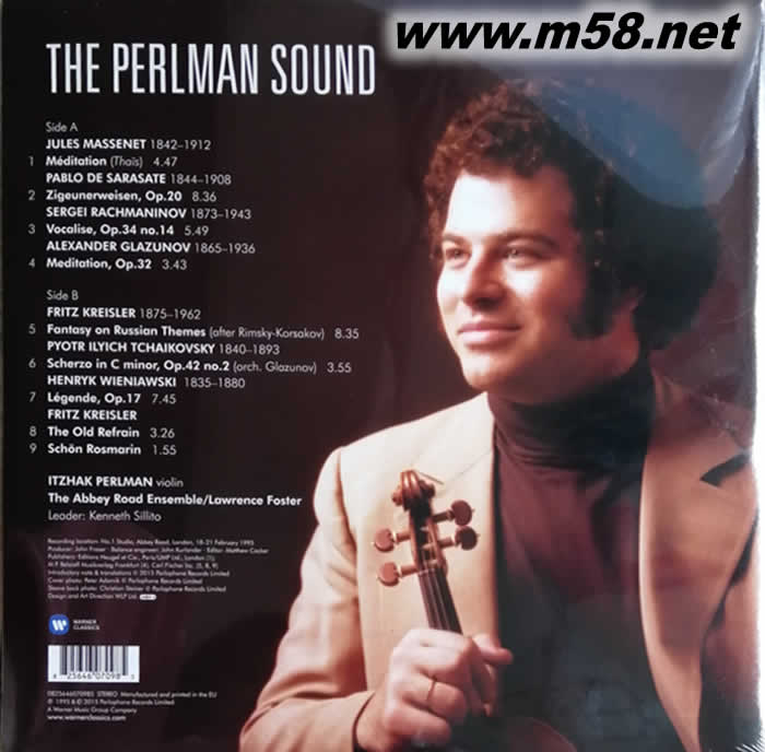The Perlman Sound 帕爾曼經(jīng)典之聲 完全精選 黑膠專輯背面圖片