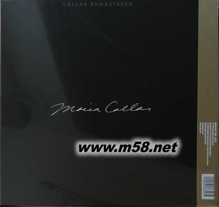 卡拉絲 VERDI LA TRAVIATA 歌劇茶花女 180g 33RPM LP 黑膠專輯背面圖片